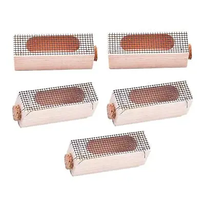 5Pcs Wooden Queen   Cage Transport Cage Beekeeping Equipment For Queen Rearing • £7.10