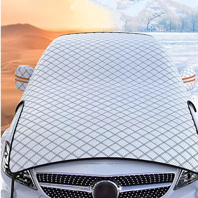 7-Layer Thicken Car Cover Extra Large Snowproof Anti-Frost Sunshade Protector • $47.60