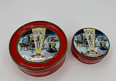 Vintage Deluxe Western Motif Collin Street Bakery Texas Tin Boxes Small & Large • $4.68