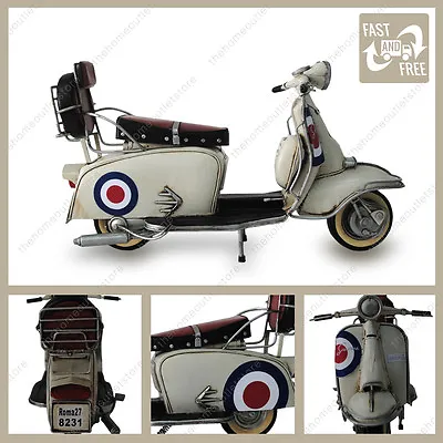 Model 1966 Lambretta Scooter 200sx Special Tin Plate Ornament With Target Livery • £37.99