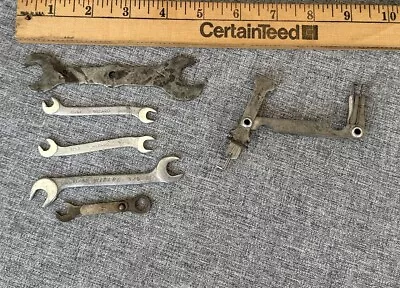 Vintage Wrench Lot Of 5 Wizard Double End And Kastar Spark Plug Tool • $11.99