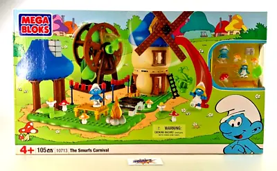 The Smurfs Carnival The Smurfs 2010 Mega Bloks #10713 Sealed • $117.74