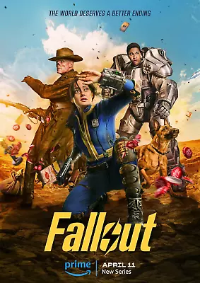 Fallout TV Series Poster 24x36 Inch Wall Print Home Decor • £8.68