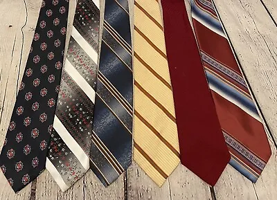 Vintage Neckties Wembley Wemlon Sears Poly Lot Of 5 • $13.97