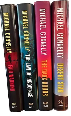 Lot Of 4 Michael Connelly 1st Edition Books HC DJ Thrillers Bosch Lincoln Lawyer • $14.99