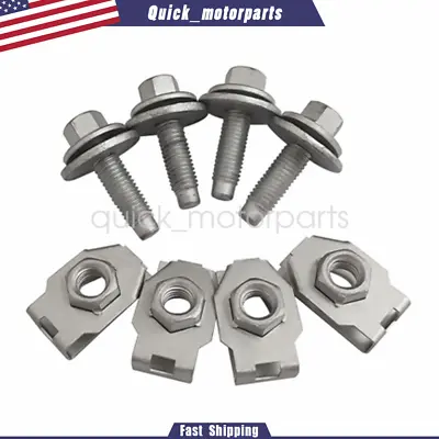 For Ford Expedition Navigator Raptor F150 Front Skid Plate Filter 4 Nuts & Bolts • $22.88