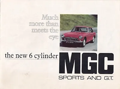 MG MGC SPORTS & G.T. BROCHURE REF.26/12 (9689) 9/67-50m. PUBLICATION No.2468/A • $65.95