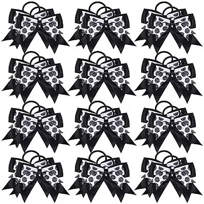 24 Pcs Volleyball Hair Bows Sports Cheerleader Gifts 6 Inch Elastic Volleybal... • $30.76