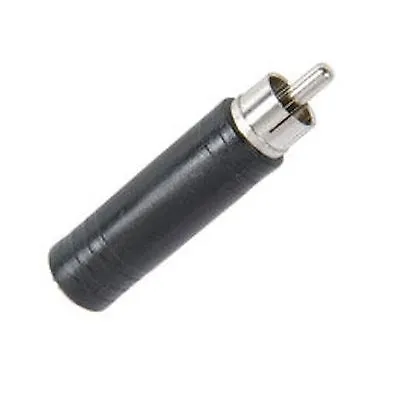 6.35mm MONO Jack Socket To RCA Phono Plug Audio Adapter 6.3mm 1/4 Inch • £2.19