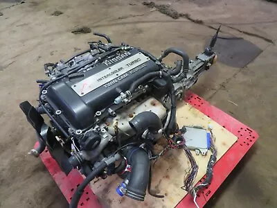 Jdm Nissan Sr20det 2.0l Turbo Engine 5 Speed Trans Rwd Wiring Ecu S13 Sr20 Motor • $6495