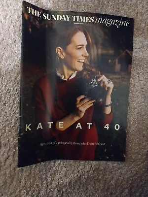 The Sunday Times Magazine Kate Middleton/Duchess Of Cambridge At 40 (Jan 2022) • £6