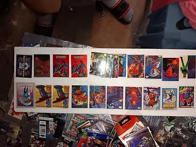 Assorted Marvel Trading Card Lot Of 22 Various (LOOK CLOSE)!!!!!!! • $15.38