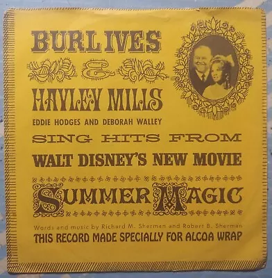 Burl Ives / Hayley Mills - Alcoa Wrap Presents Summer Magic - Buena Vista AL-701 • $4.49