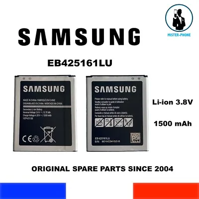 ORIGINAL BATTERY SAMSUNG EB425161LU 1500mAh 38V GALAXY ACE 2 S DUOS TREND PLUS  • $28.88