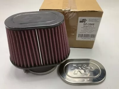 K&N SP-3566 Marine Power Flame Arrestor J1928 3-7/8  Inlet 7  Height • $49.95