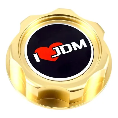 New Gold I Love JDM Billet Oil Cap For Nissan Infiniti Nismo GTR 350z 370z 240SX • $53.81