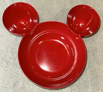 Disney Mickey Mouse Shaped Bowl - Zak! Designs Black Chip And Dip Snack Bowl • $14.97