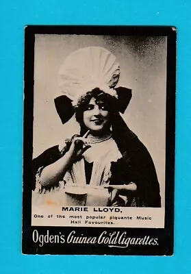 Ogdens Guinea Gold - Actress -  Marie  Lloyd - 1900 • £2.95