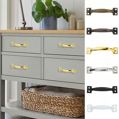 $3.96 • Buy Drawer Cabinet Door Knobs Antique Furniture Handles Pull Handles With Bow-Shaped