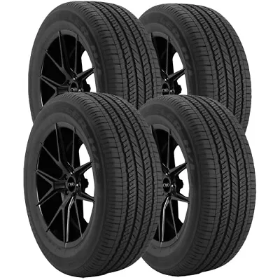 (QTY 4) 235/50R18 Bridgestone Dueler H/L 400 97H SL Black Wall Tires • $699.96