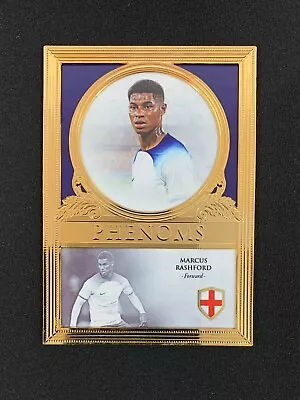 Marcus Rashford 1 /10 Gold Frame 23-ct Karat 2024 Futera Unique Nostalgia PNG37 • £1.01