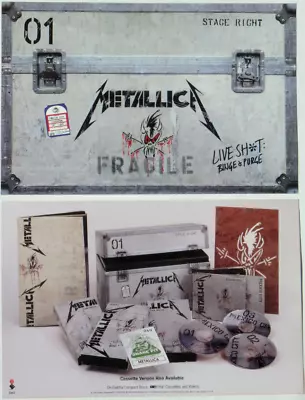 METALLICA  Live Sh*t: Binge & Purge  Original 1993 2-Sided Poster Flat Set MINT • $9.99