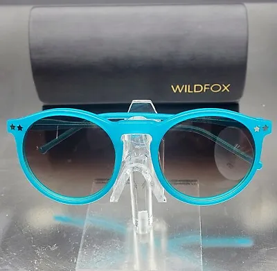 Wildfox Blue Frame Large Sunglasses Women's Steff With Case 50[]22-150 • $49