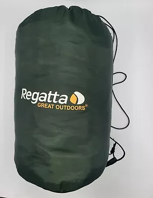 £15 • Buy Adults Regatta Green Sleeping Bag With Orange Lining