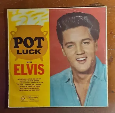( ELVIS PRESLEY- Pot Luck )-D4-LP • $29.99