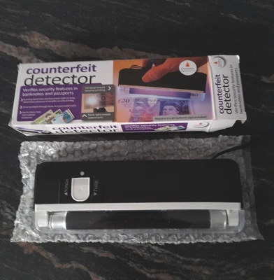 £9.50 • Buy Handheld Counterfeit Fake Forged Bank Note Money Detector UV Lamp Checker Tester