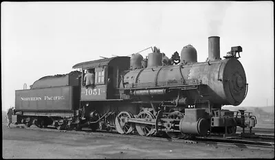 Northern Pacific NP Railroad 1051 0-6-0 Culuth MN 6-52 Negative 4553 • $14.99