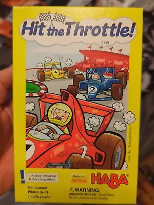 HABA Hit The Throttle Board Game Made In Germany Ages 4+ Complete • $25