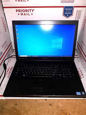 Vintage Dell M6600 17.3” Core I5–2540M 4GB RAM 120GB SSD Win 10 Office 2K7 #521 • $89.99