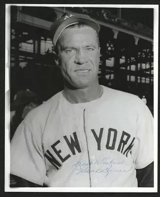Hank Bauer New York Yankees Vintage SIGNED 8x10 Glossy Wire Photo By The NY News • $75