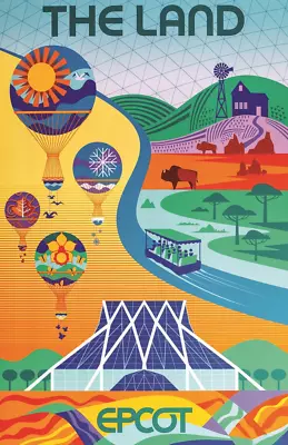 Epcot Living With The Land Attraction Poster Print 11x17 Disney • $16.19