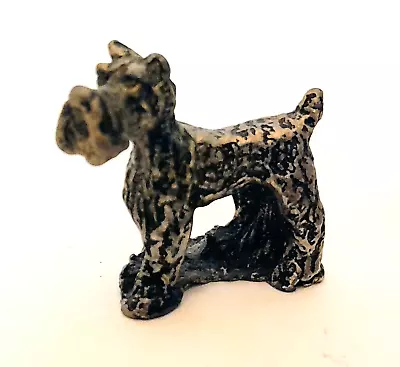 Vintage Miniature Scottish Schnauzer Terrier Pewter Figure Scottie Dog 2  • $3.55