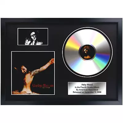 Marilyn Manson – Holy Wood / Memorabilia / Souvenir In Black Frame / Interior • $25