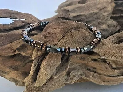 Men's Women's 100% Black Copper Magnetic Hematite Single Bracelet Or Anklet • $30.99