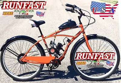 NEW 2-STROKE 80cc/100cc Upgrade COMPLETE MOTORIZED BIKE KIT AND CRUISER BICYCLE • $199.99