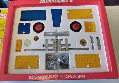 Meccano Set No. 6 (1970's) - Yellow Blue And Zinc - Complete • £40