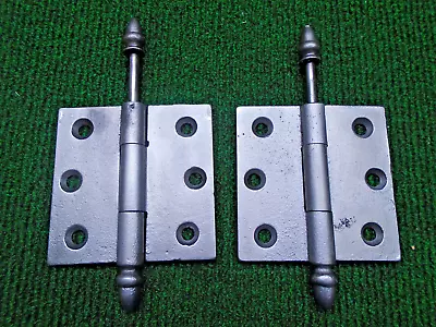 ONE PAIR Of VINTAGE ACORN TIPPED HINGES  3  X 3  - VERY NICE SET (19660-19) • $38.95