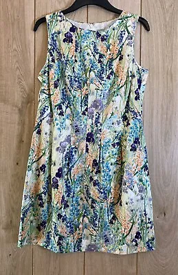 Coast Rihanna Sleeveless Printed Floral Dress Size 14 • $19.84