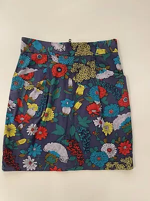 French Connection Floral Pencil Skirt Size 10 Multi Coloured • £5.99