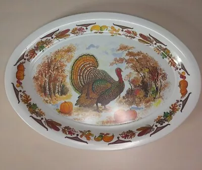 Turkey Platter Thanksgiving Platter Serving Tray • $22.99