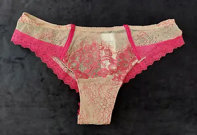 NEW Intimissimi Flower Ballet Knickers Nude & Red Size S • £9.99