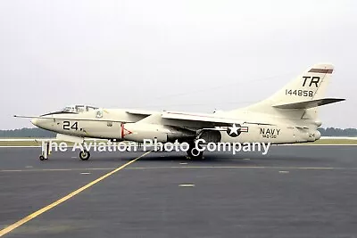 US Navy VAQ-130 Douglas TA-3B Skywarrior 144858/TR-24 (1972) Photograph • $1.49