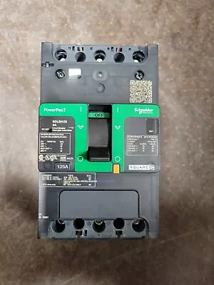 New Square D Bdl36125sa 125 Amp Powerpact Circuit Breaker 3 Pole 600y/347 Vac • $500