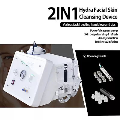 2in1 Hydra Water Diamond Peeling Microdermabrasion Dermabrasion Facial Machine • $765