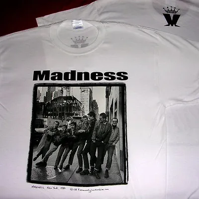 Madness - Size Xl - Official  Madness In New York  T Shirt - Mint Ska Kix79 • £19.99