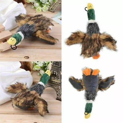 Funny Pet Dog Puppy Squeaky Duck Squeaker Plush Mallard Sound Play Chew Toy NEW • $8.67